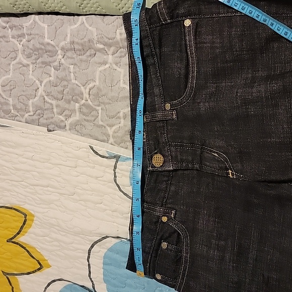 Bebe Wide leg Charcoal Black Jeans Size Medium - Picture 7 of 7